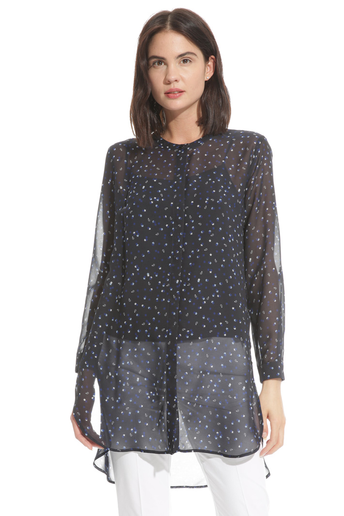 Camicia lunga in crepe Intrend Camicia lunga in crepe Intrend