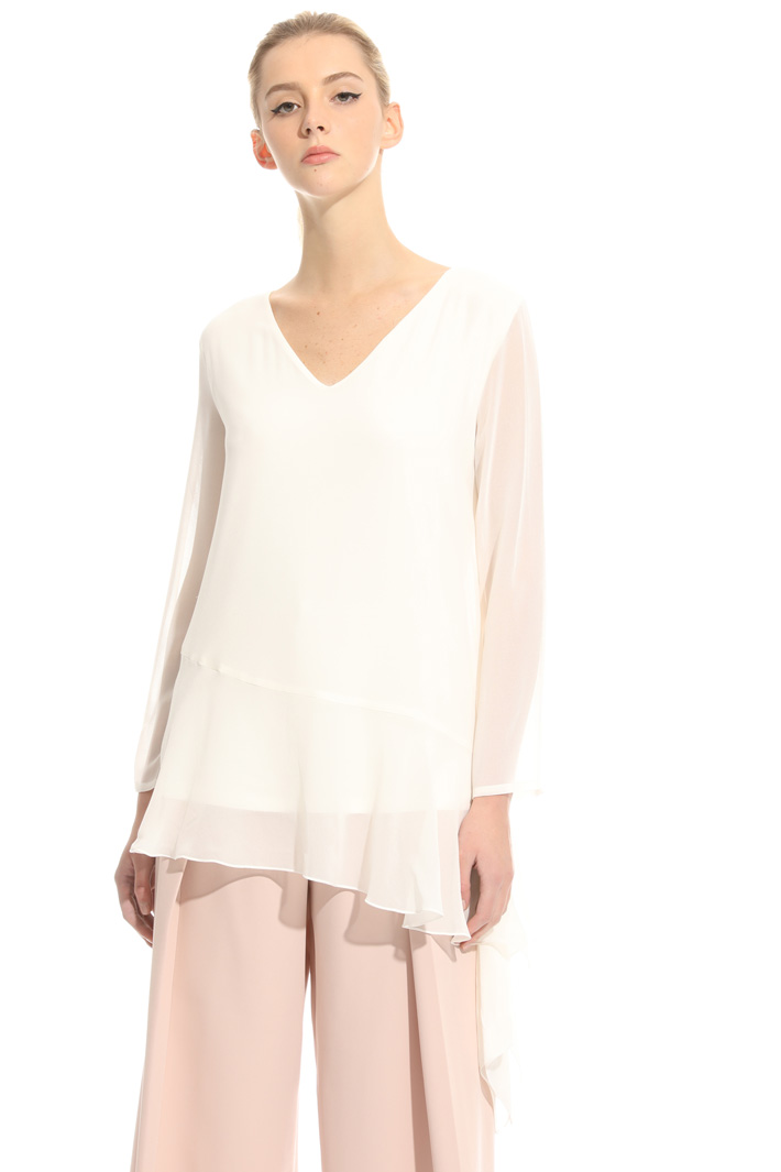 Blusa con balza Intrend Blusa con balza Intrend