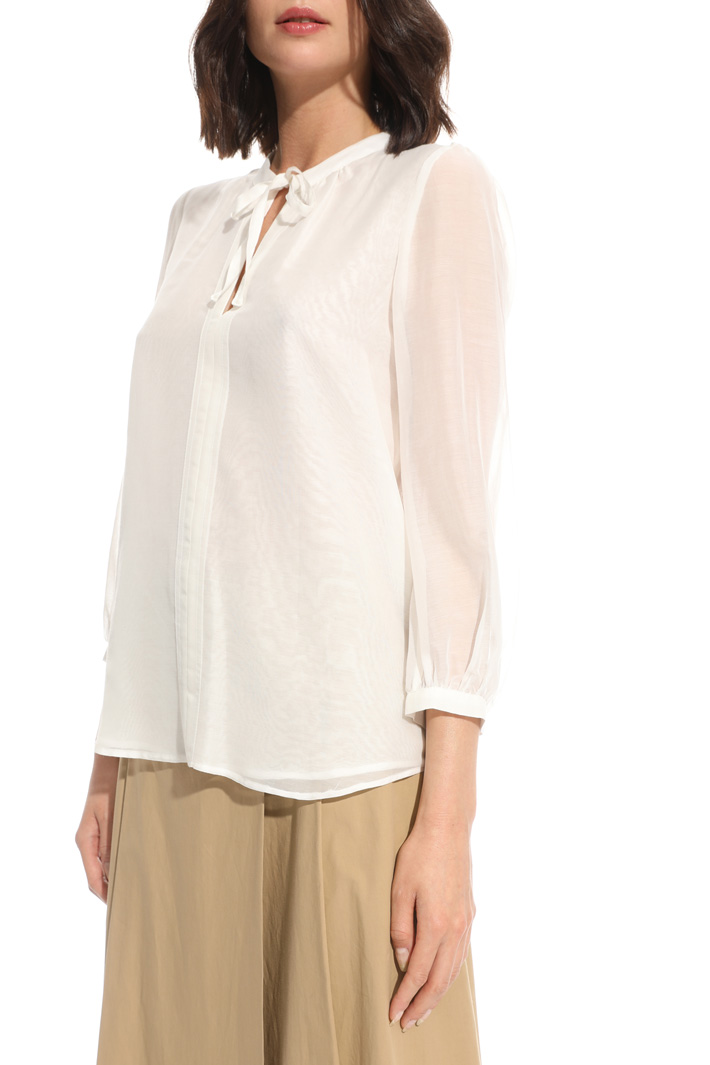 Cotton and silk voile blouse Intrend Cotton and silk voile blouse Intrend