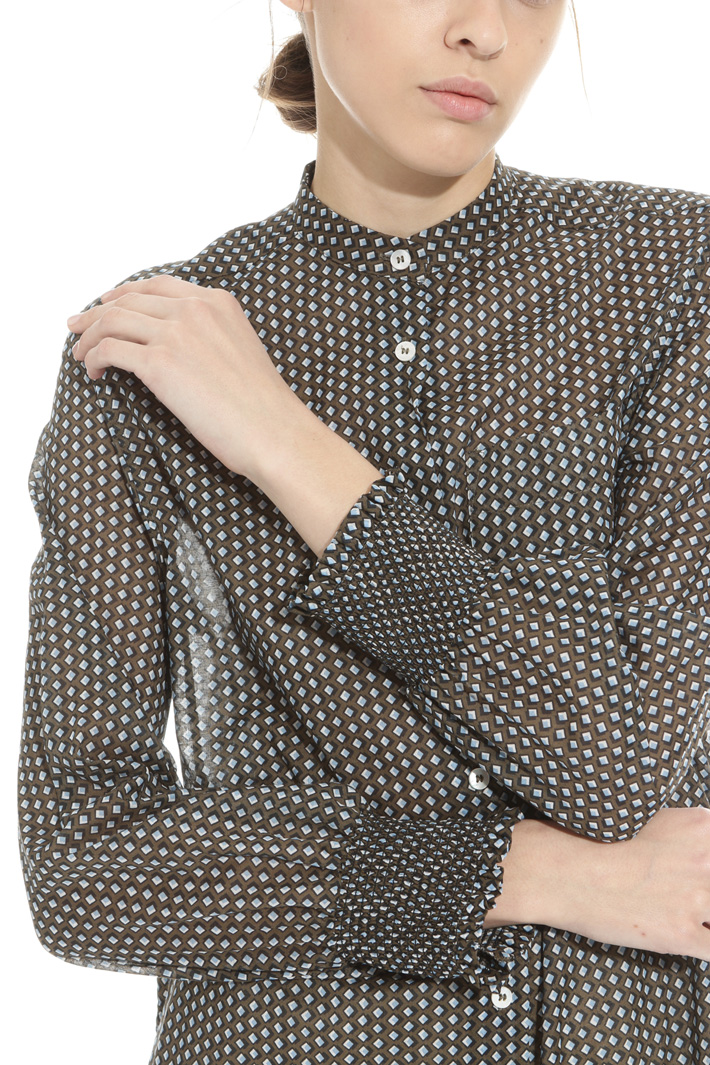 Printed chemisier dress Intrend Printed chemisier dress Intrend