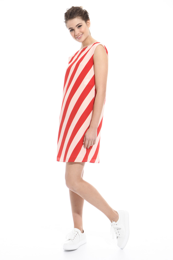Crepe de chine tunic dress Intrend Crepe de chine tunic dress Intrend