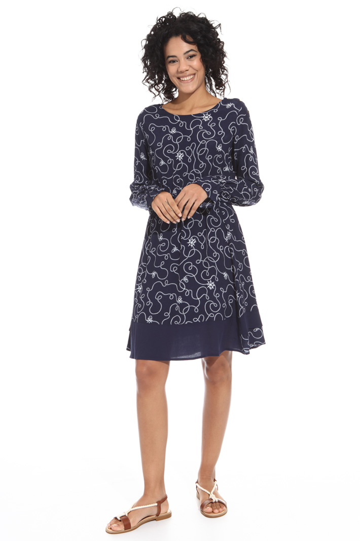 Crepe fluid dress Intrend Crepe fluid dress Intrend