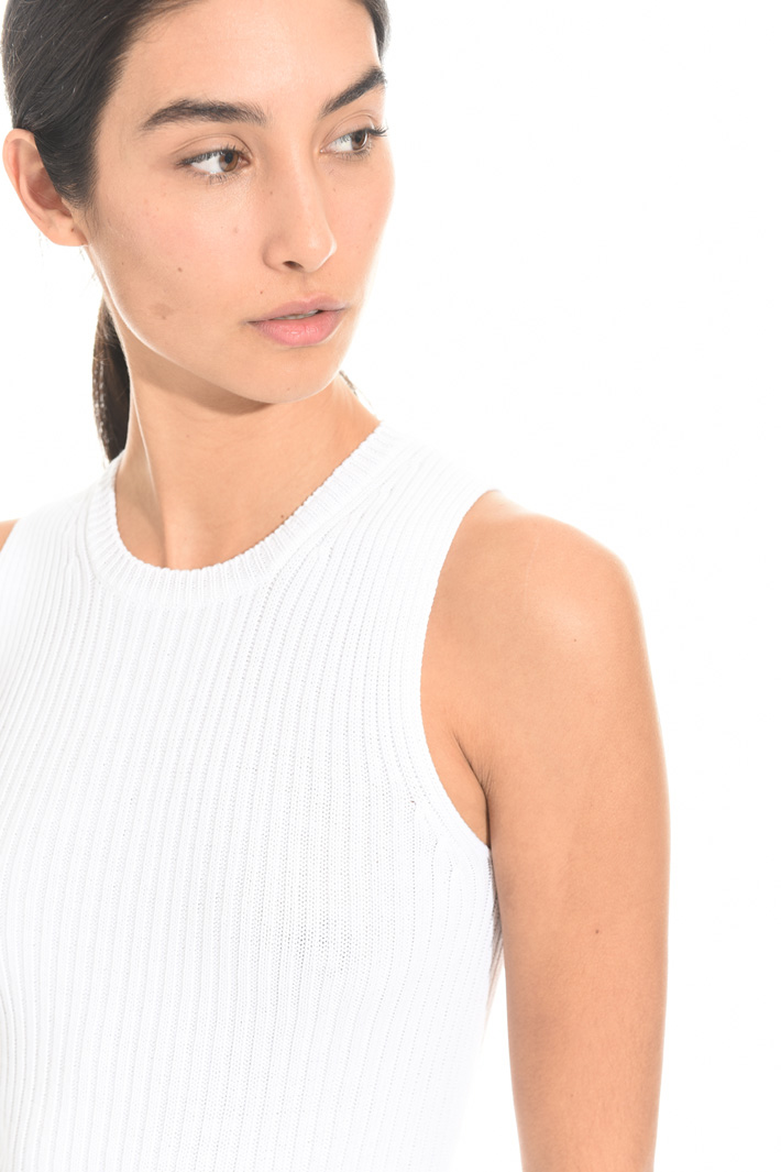 Ribbed cotton top Intrend Ribbed cotton top Intrend