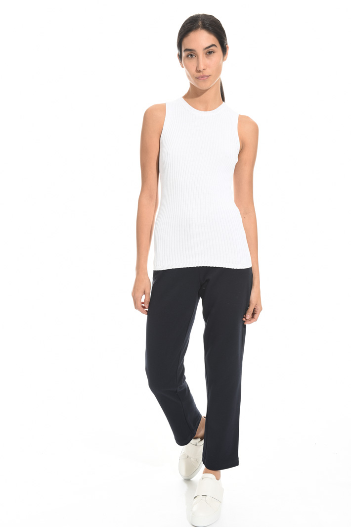 Ribbed cotton top Intrend Ribbed cotton top Intrend