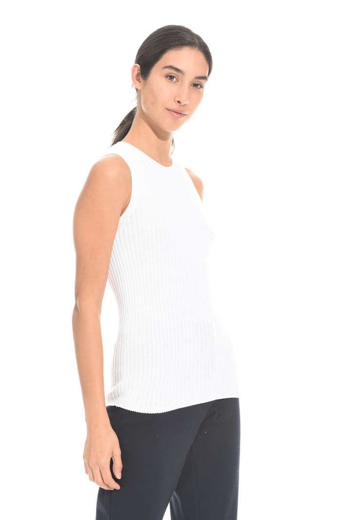 Ribbed cotton top Intrend Ribbed cotton top Intrend