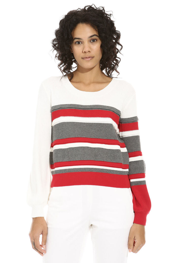 Maglia in cotone a coste Intrend Maglia in cotone a coste Intrend