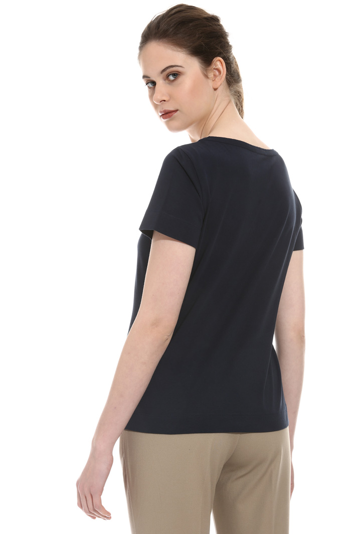 T-shirt con perline ricamate Intrend T-shirt con perline ricamate Intrend