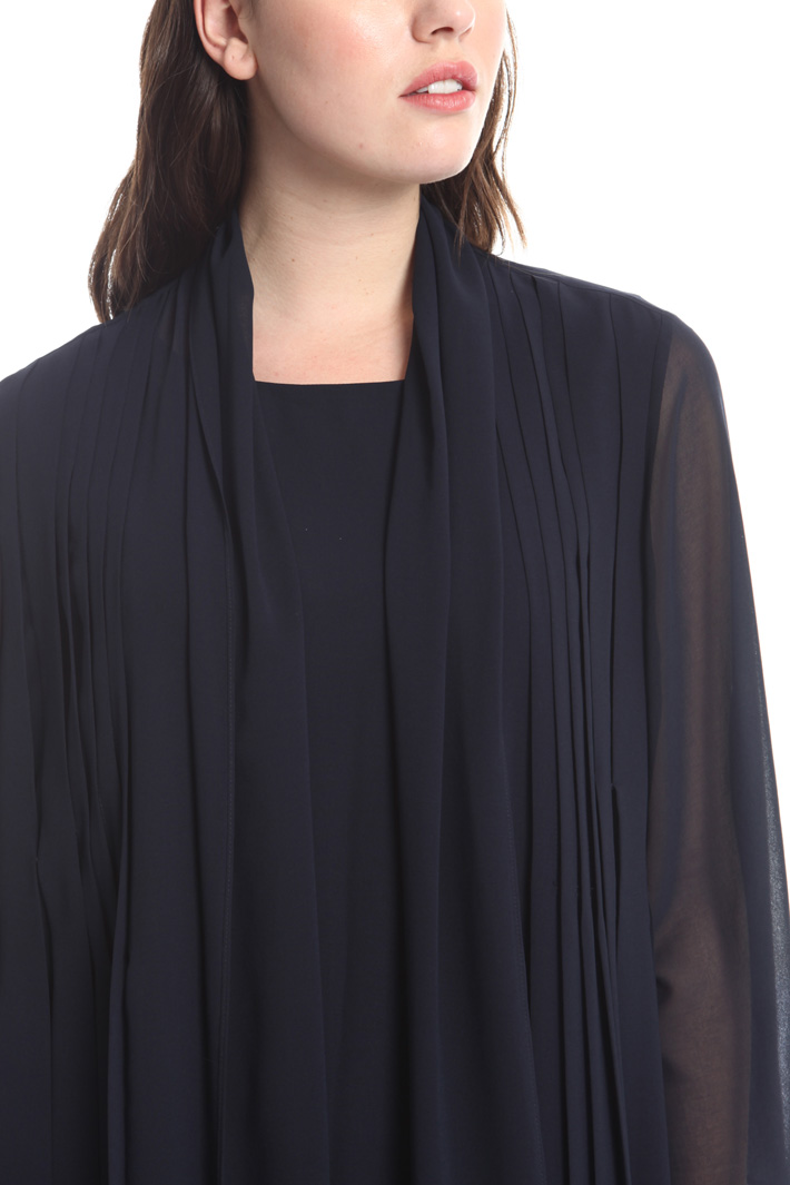 Spolverino in georgette plissé Intrend Spolverino in georgette plissé Intrend