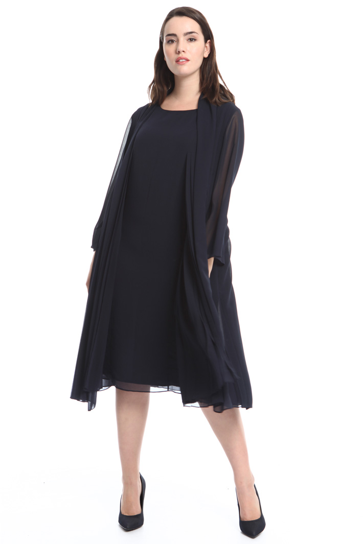Spolverino in georgette plissé Intrend Spolverino in georgette plissé Intrend