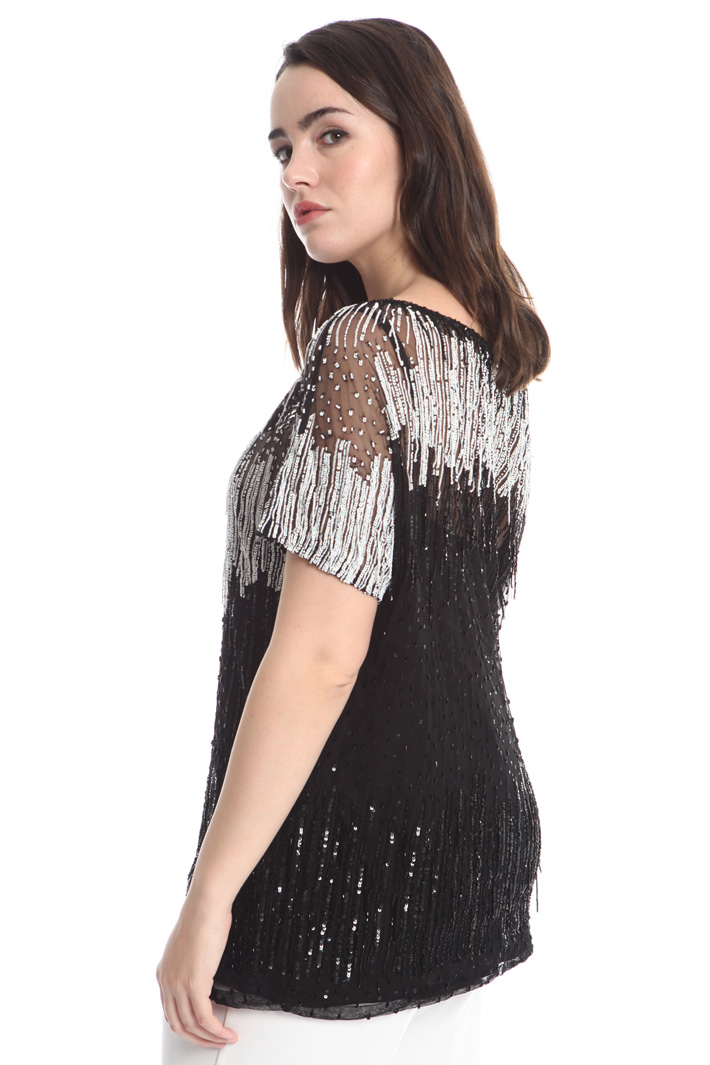 Top in tulle ricamato Intrend Top in tulle ricamato Intrend