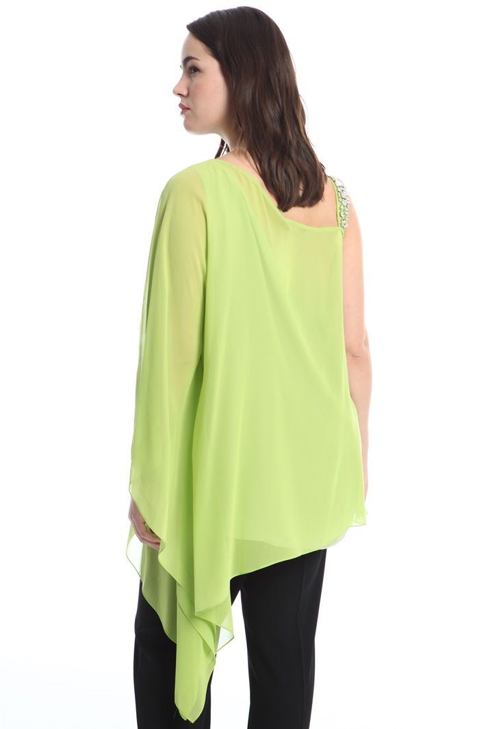 Blusa monospalla in seta Intrend Blusa monospalla in seta Intrend