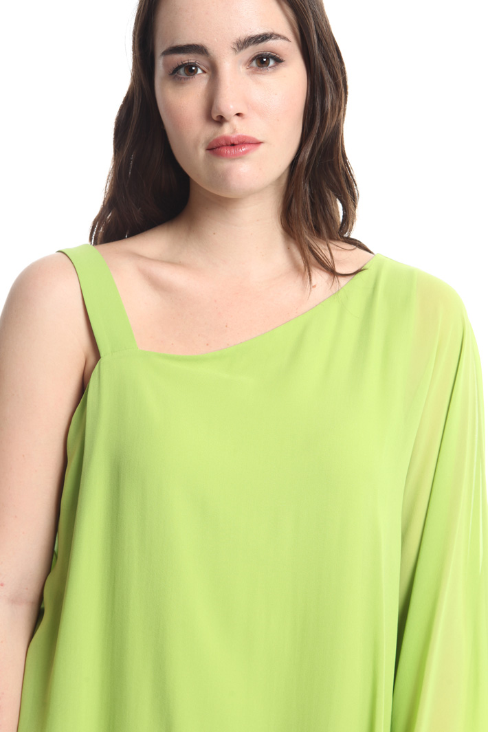 Blusa monospalla in seta Intrend Blusa monospalla in seta Intrend