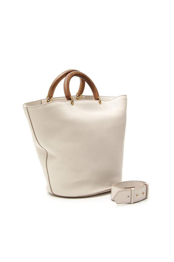 Borsa con manici in legno Intrend Borsa con manici in legno Intrend