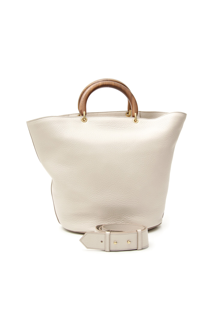 Borsa con manici in legno Intrend Borsa con manici in legno Intrend