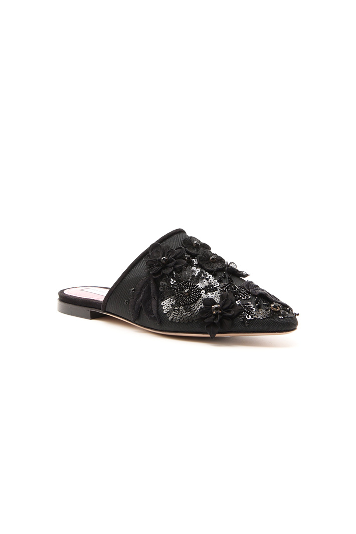 Sabot con ricami floreali Intrend Sabot con ricami floreali Intrend