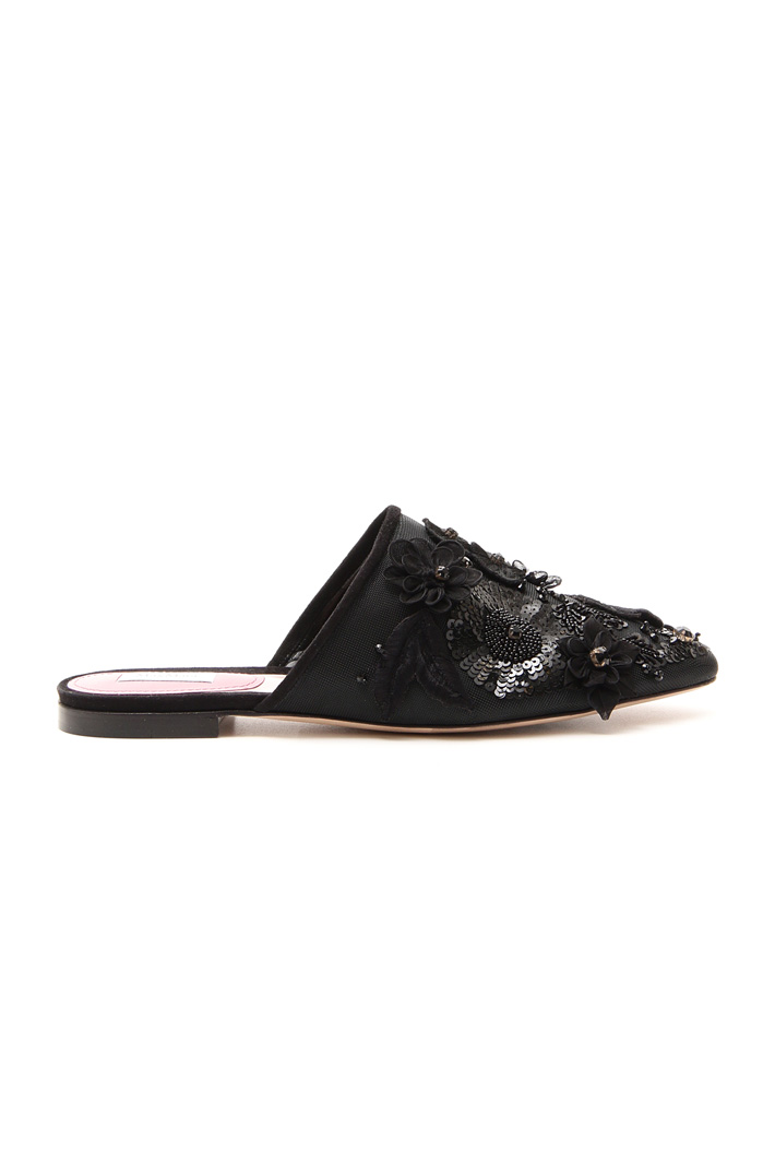 Sabot con ricami floreali Intrend Sabot con ricami floreali Intrend