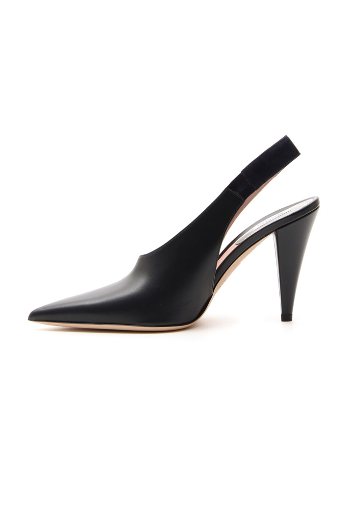 Leather sling back Intrend Leather sling back Intrend