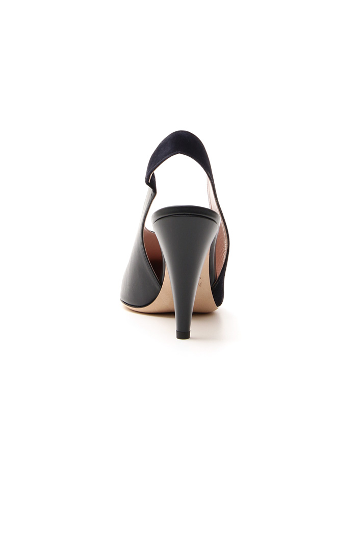 Leather sling back Intrend Leather sling back Intrend