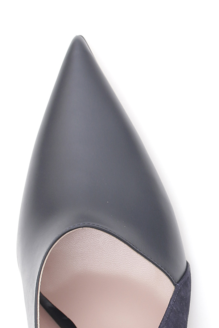 Leather sling back Intrend Leather sling back Intrend