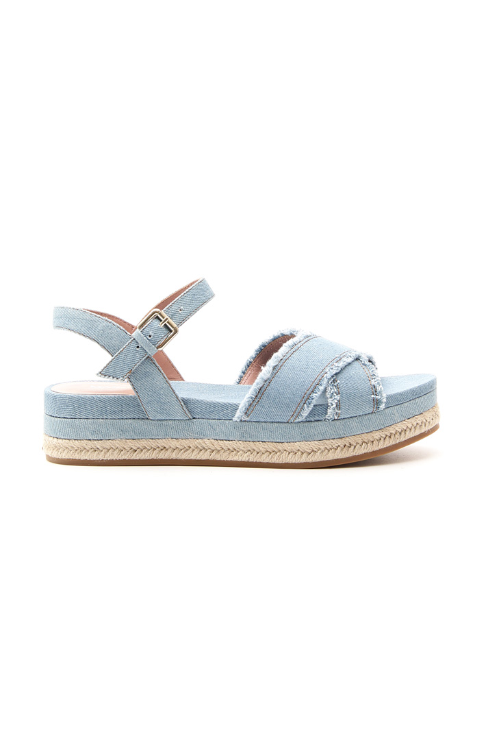 Sandalo in denim sfrangiato Intrend Sandalo in denim sfrangiato Intrend