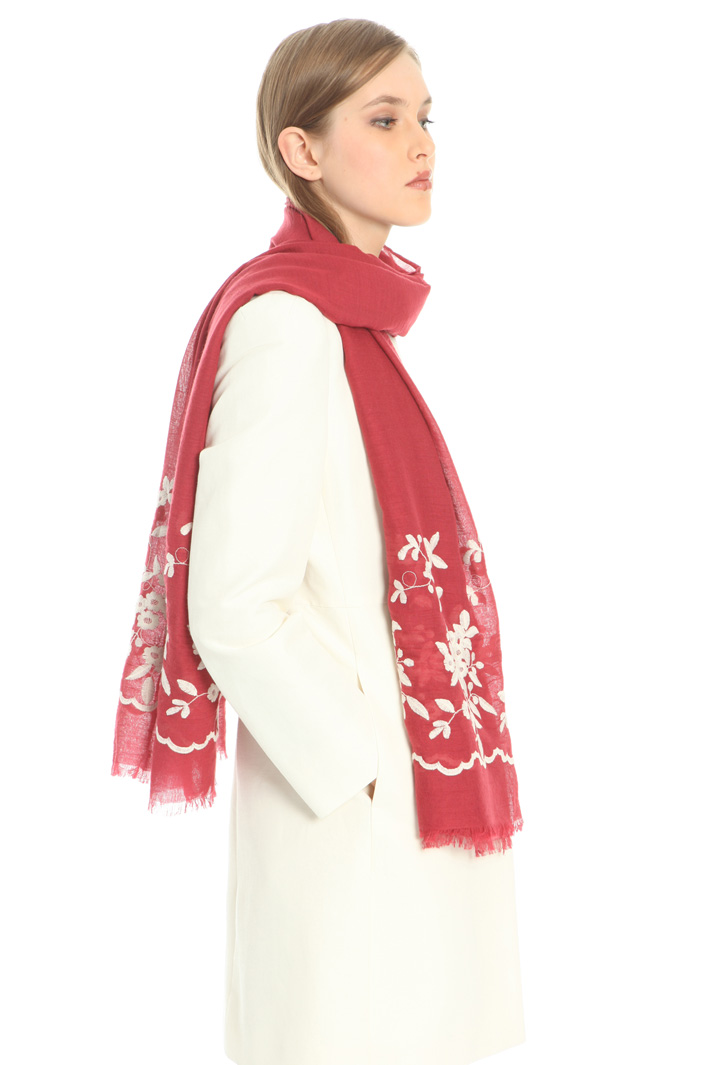 Embroidered scarf Intrend Embroidered scarf Intrend