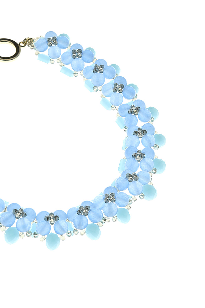 Necklace with glass stones Intrend Necklace with glass stones Intrend