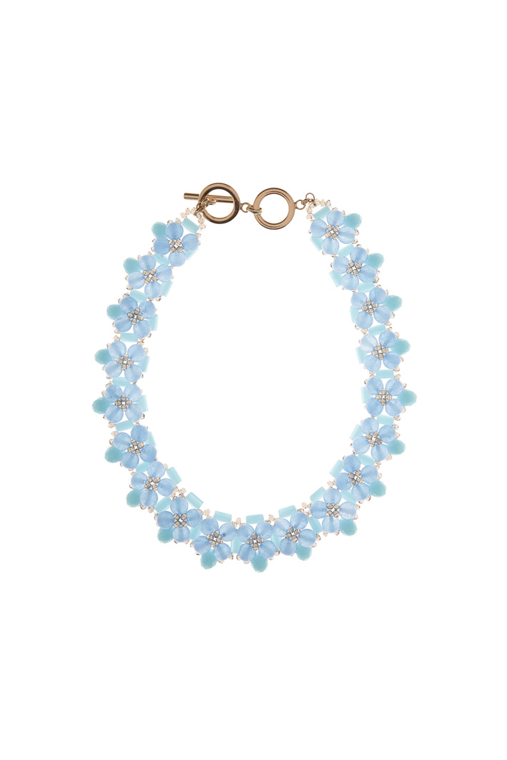 Necklace with glass stones Intrend Necklace with glass stones Intrend