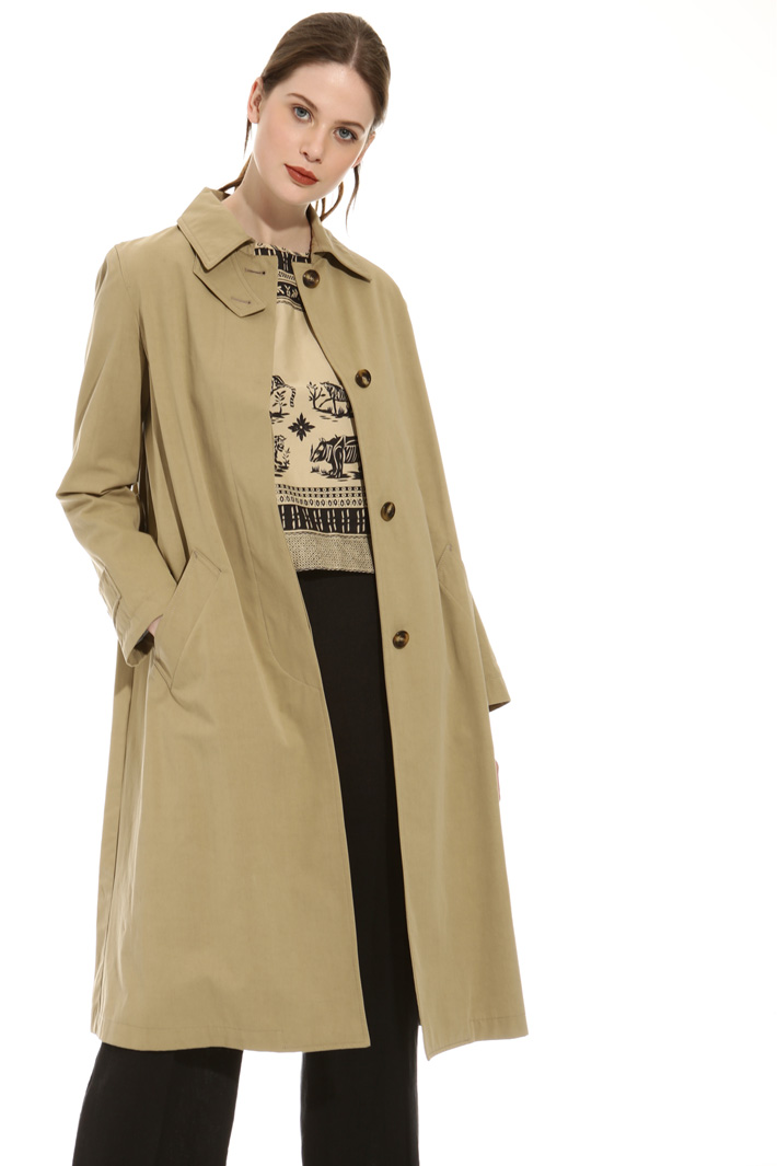 Cotton twill trench Intrend Cotton twill trench Intrend