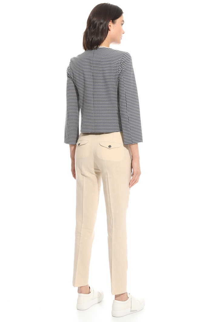 Giacca jacquard con frange Intrend Giacca jacquard con frange Intrend
