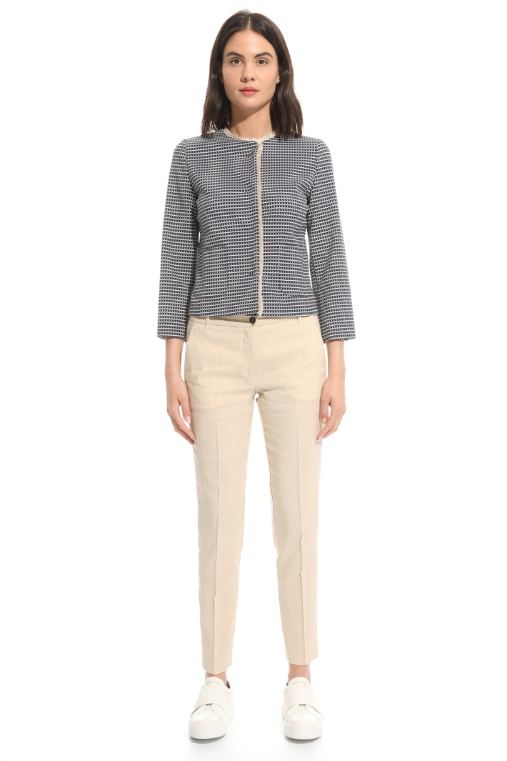 Giacca jacquard con frange Intrend Giacca jacquard con frange Intrend