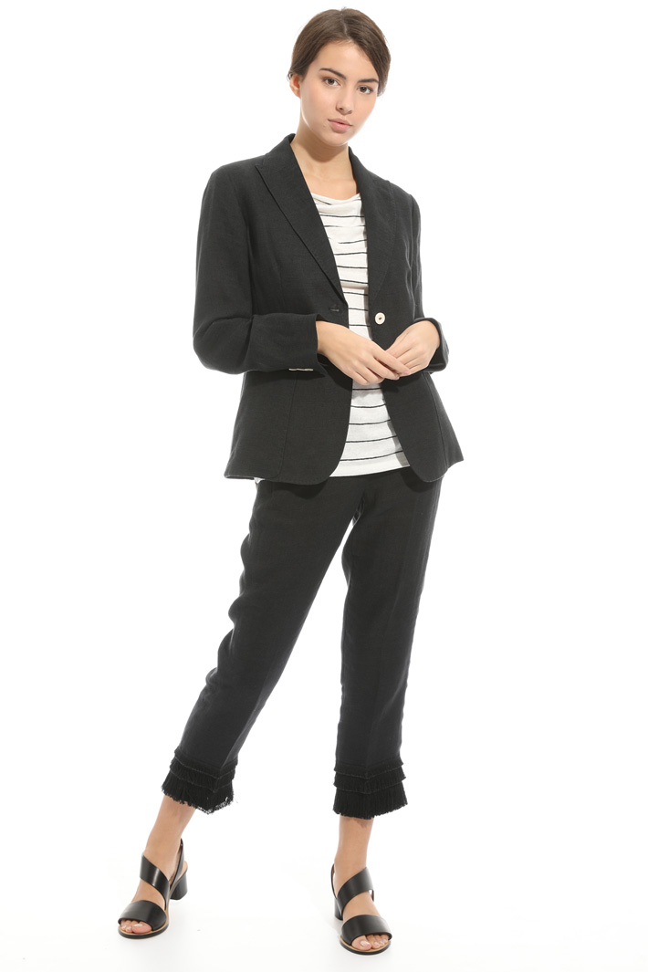 Linen blazer jacket Intrend Linen blazer jacket Intrend