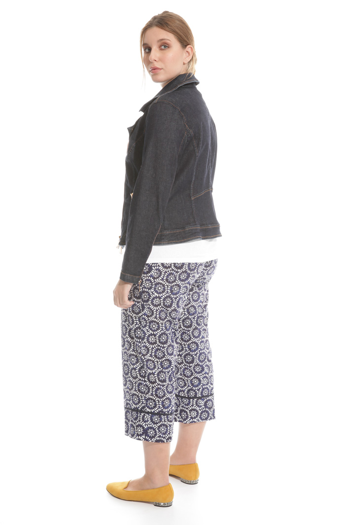 Giacca chiodo in denim Intrend Giacca chiodo in denim Intrend