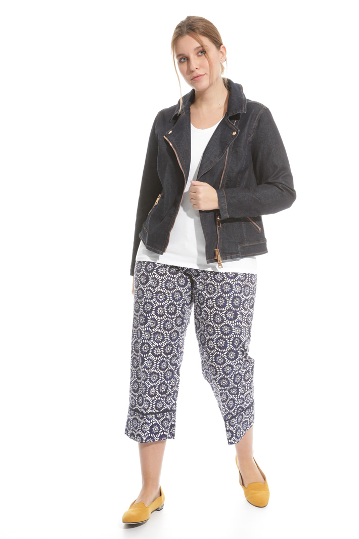 Giacca chiodo in denim Intrend Giacca chiodo in denim Intrend