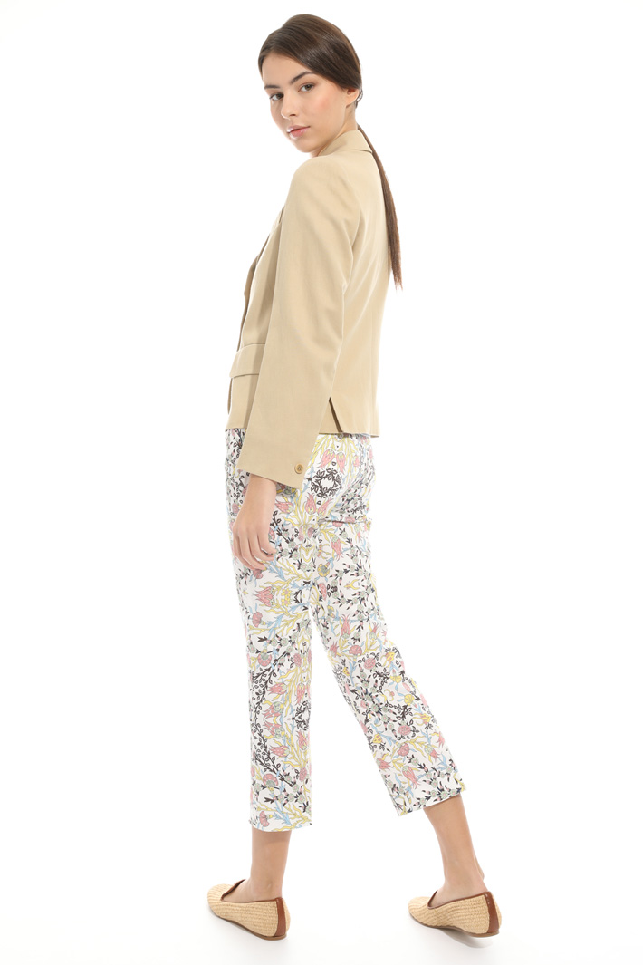 Linen and cotton blazer Intrend Linen and cotton blazer Intrend