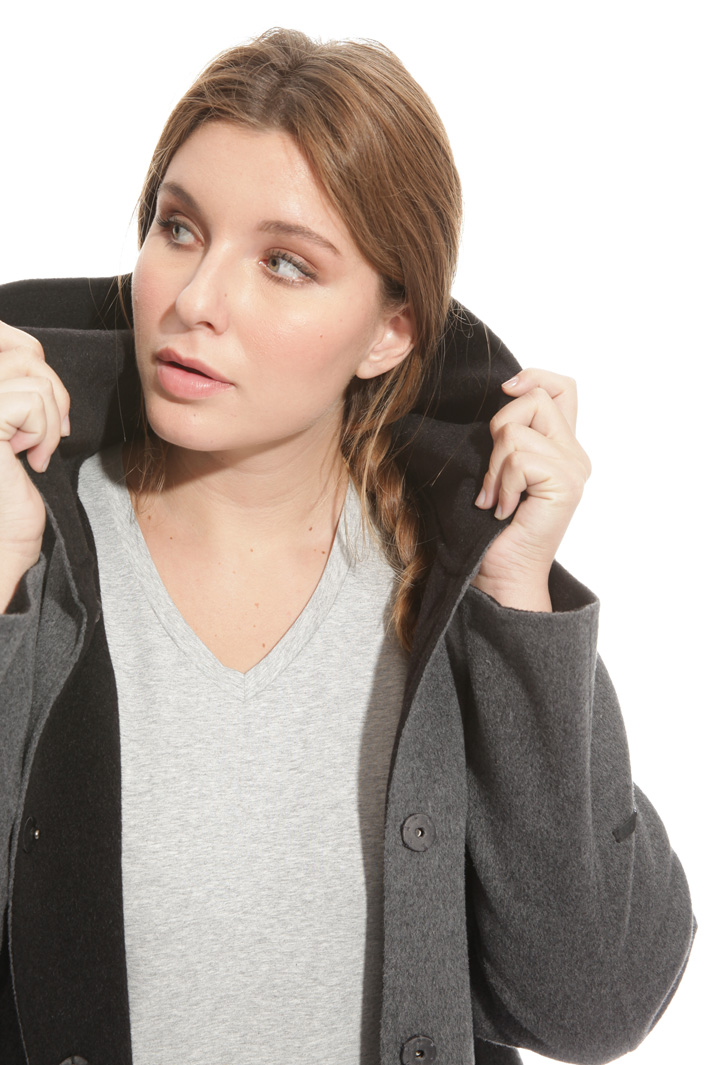Cappotto con cappuccio in lana Intrend Cappotto con cappuccio in lana Intrend