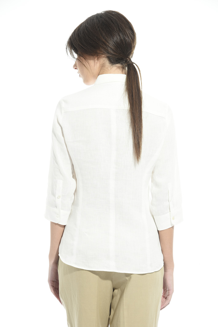 Camicia in lino con taschini Intrend Camicia in lino con taschini Intrend