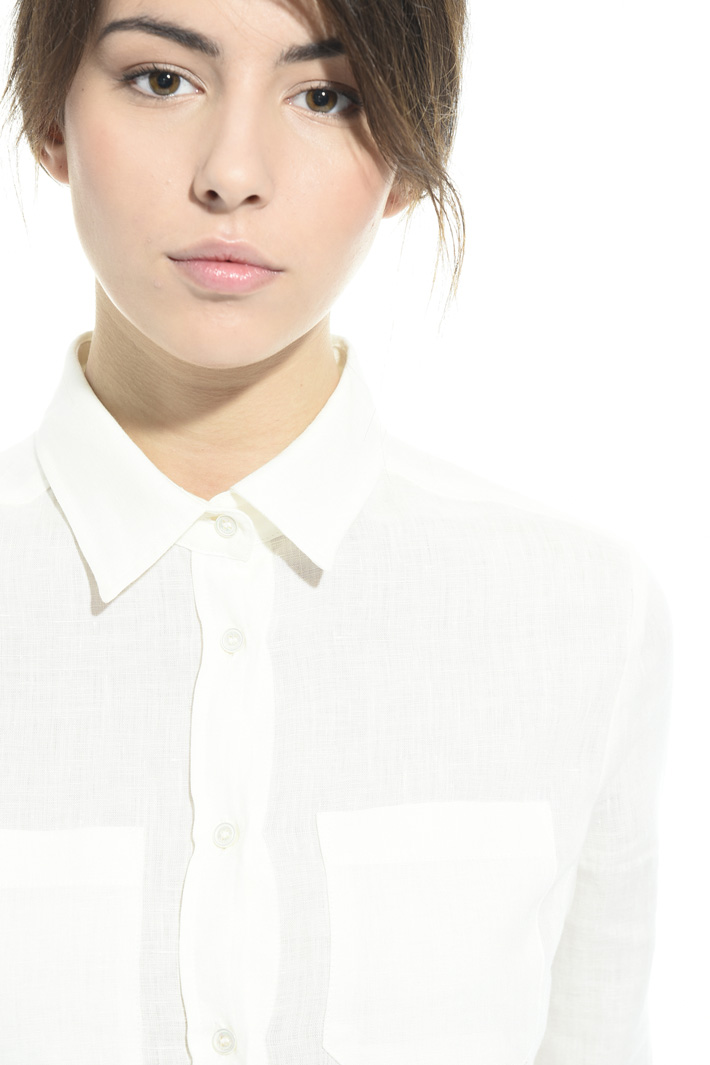 Camicia in lino con taschini Intrend Camicia in lino con taschini Intrend