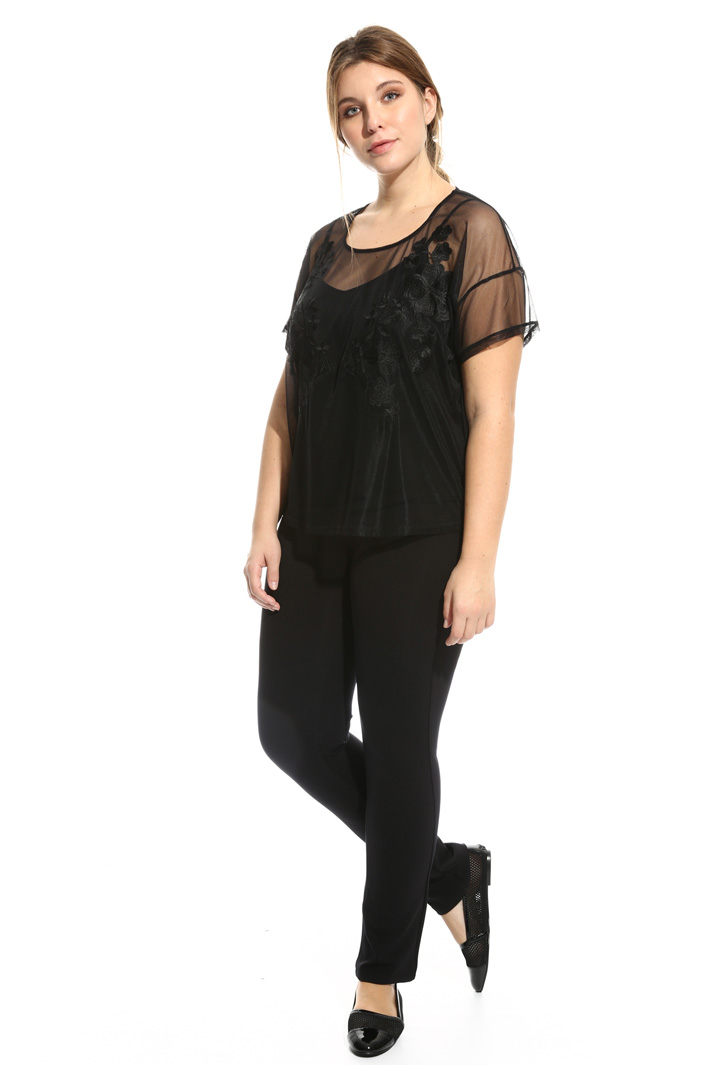 Embroidered tulle tunic Intrend Embroidered tulle tunic Intrend