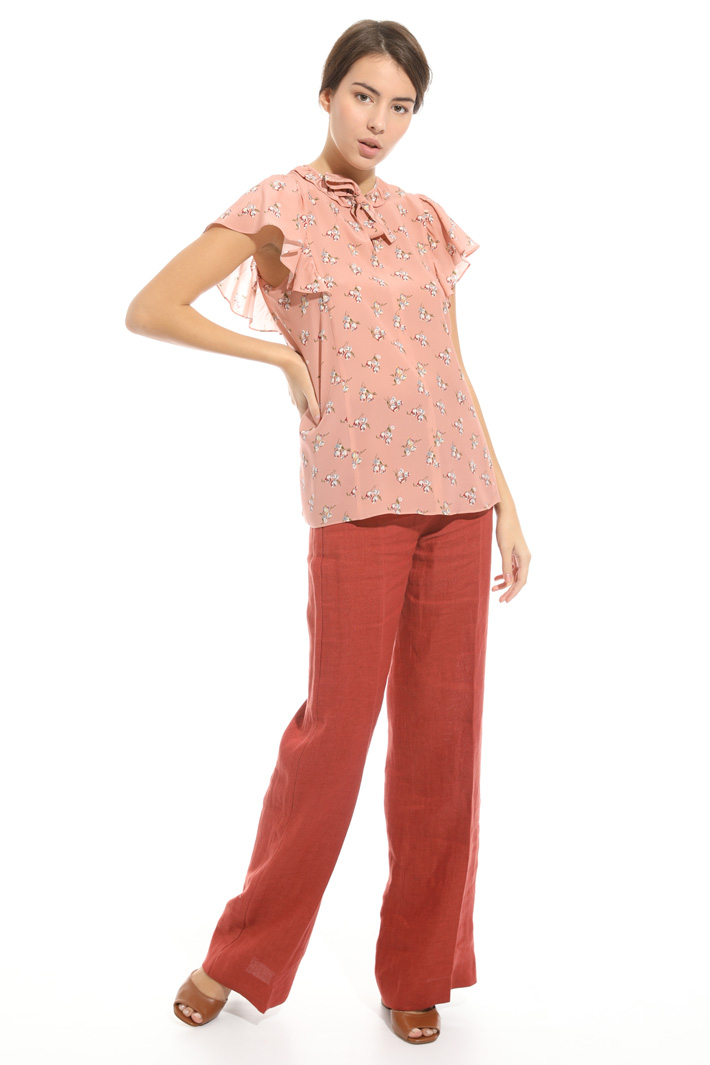Blusa in seta stampata Intrend Blusa in seta stampata Intrend