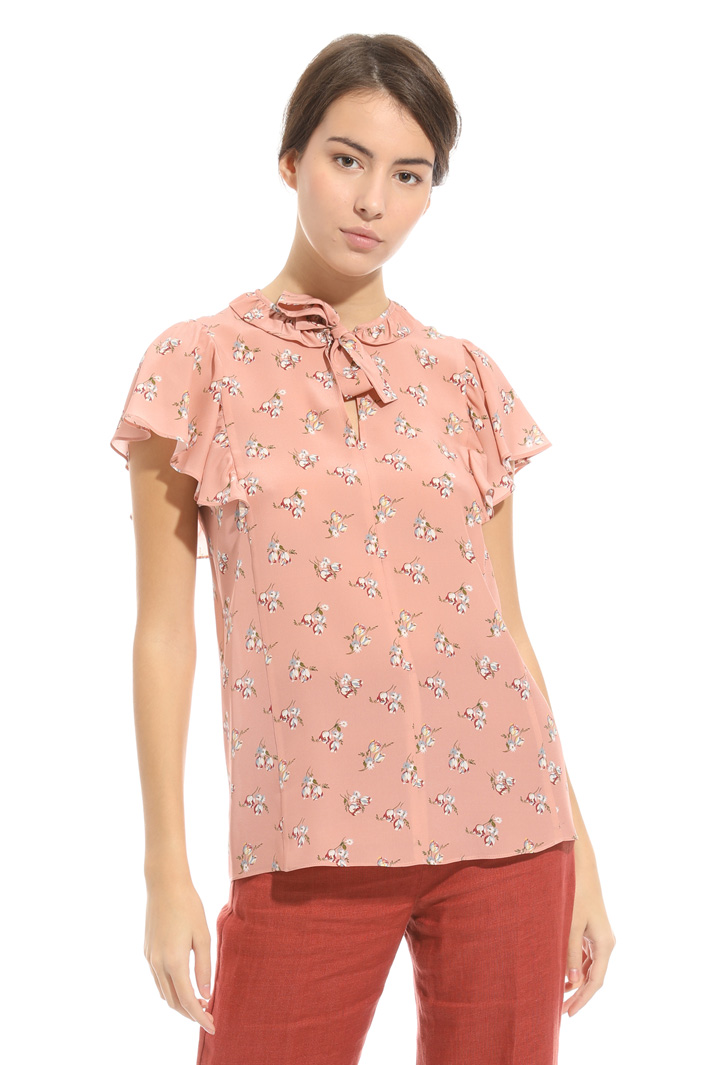 Blusa in seta stampata Intrend Blusa in seta stampata Intrend