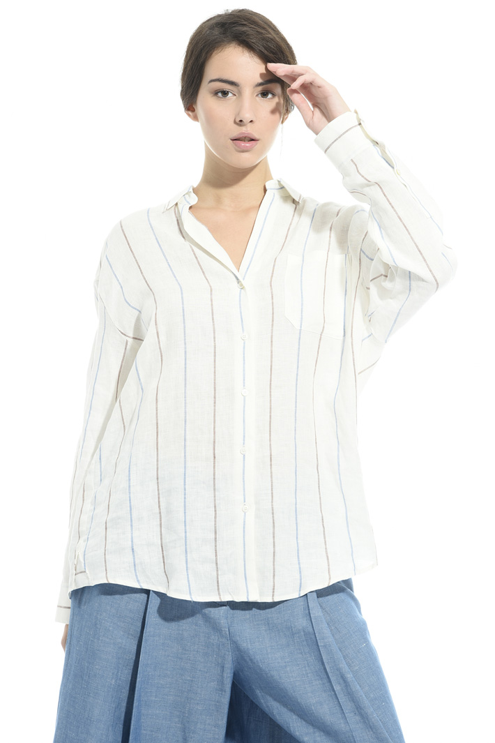 Yarn-dyed linen shirt Intrend Yarn-dyed linen shirt Intrend