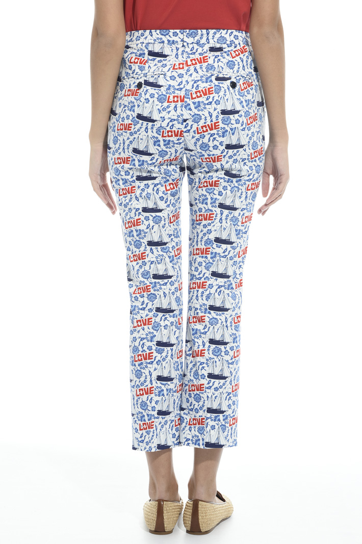 Pantalone in raso di cotone Intrend Pantalone in raso di cotone Intrend