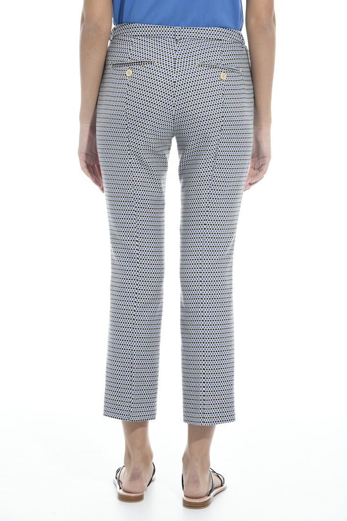 Pantalone con micro fantasia Intrend Pantalone con micro fantasia Intrend