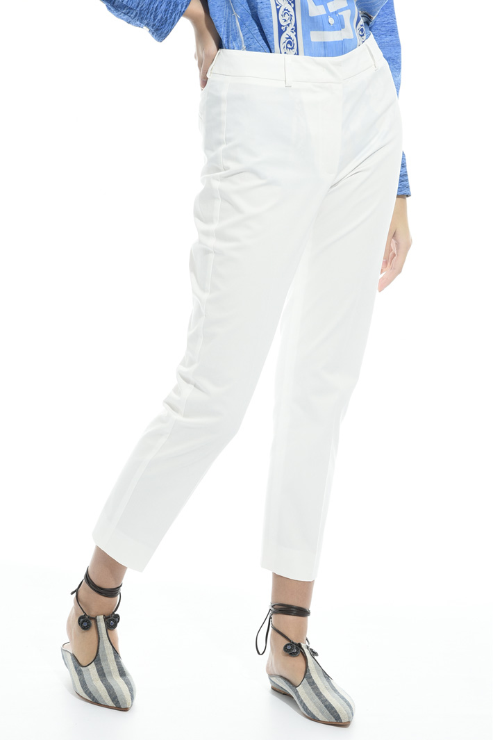 Capri trousers in cotton Intrend Capri trousers in cotton Intrend