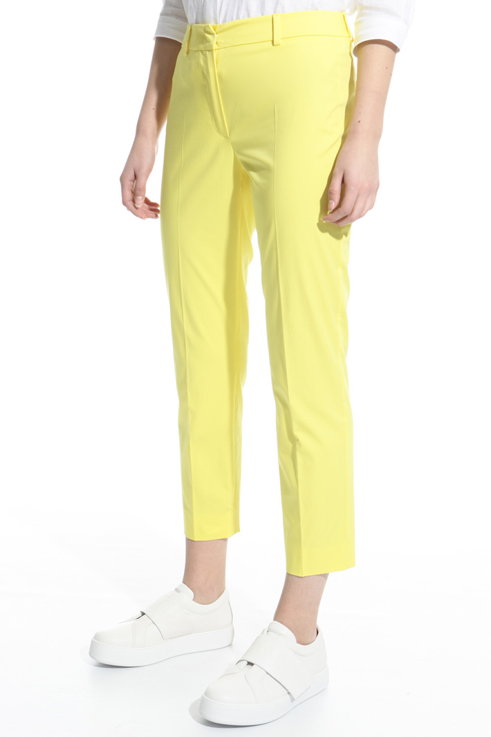 Capri trousers in cotton Intrend Capri trousers in cotton Intrend