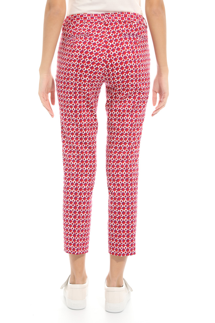 Printed cotton trousers Intrend Printed cotton trousers Intrend