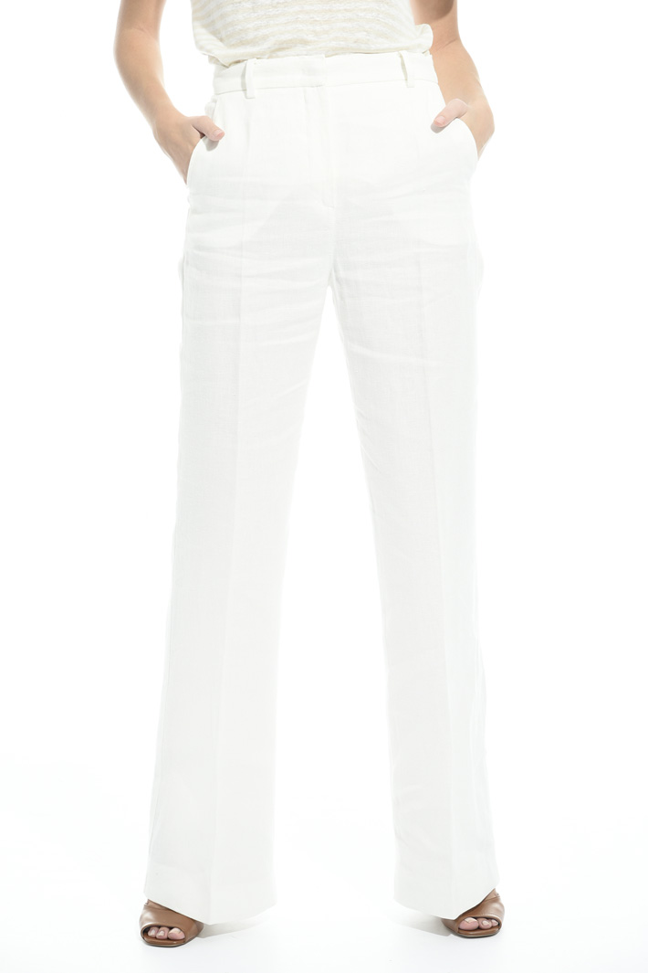Linen trousers Intrend Linen trousers Intrend