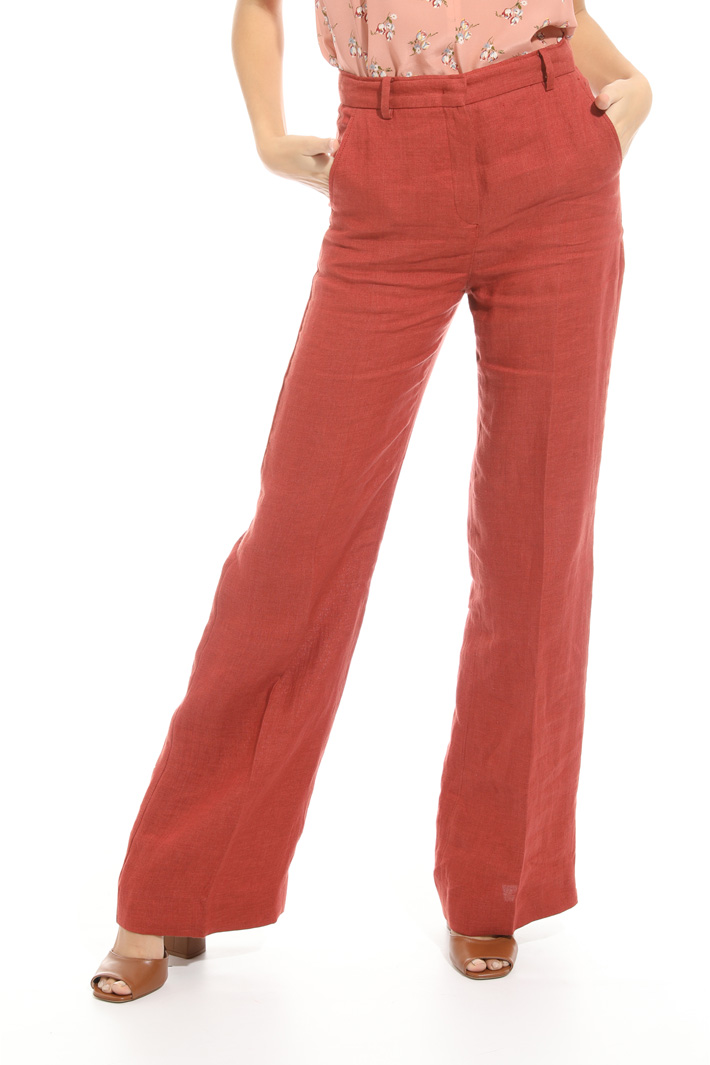 Linen trousers Intrend Linen trousers Intrend