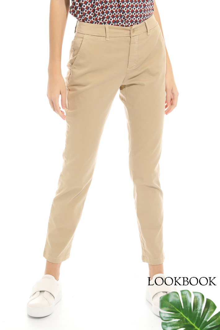 Cotton cigarette trousers Intrend Cotton cigarette trousers Intrend