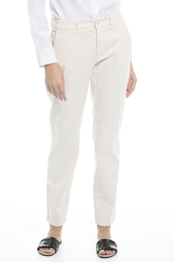 Cotton cigarette trousers Intrend Cotton cigarette trousers Intrend